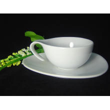 Porcelain Coffee Bowl with Special Handle